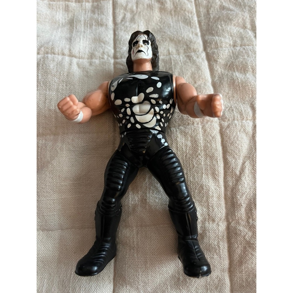 Vintage 1998 WCW Inc. O.S.F.T. Sting Action Figure 6" nWo Rare WWE WWF